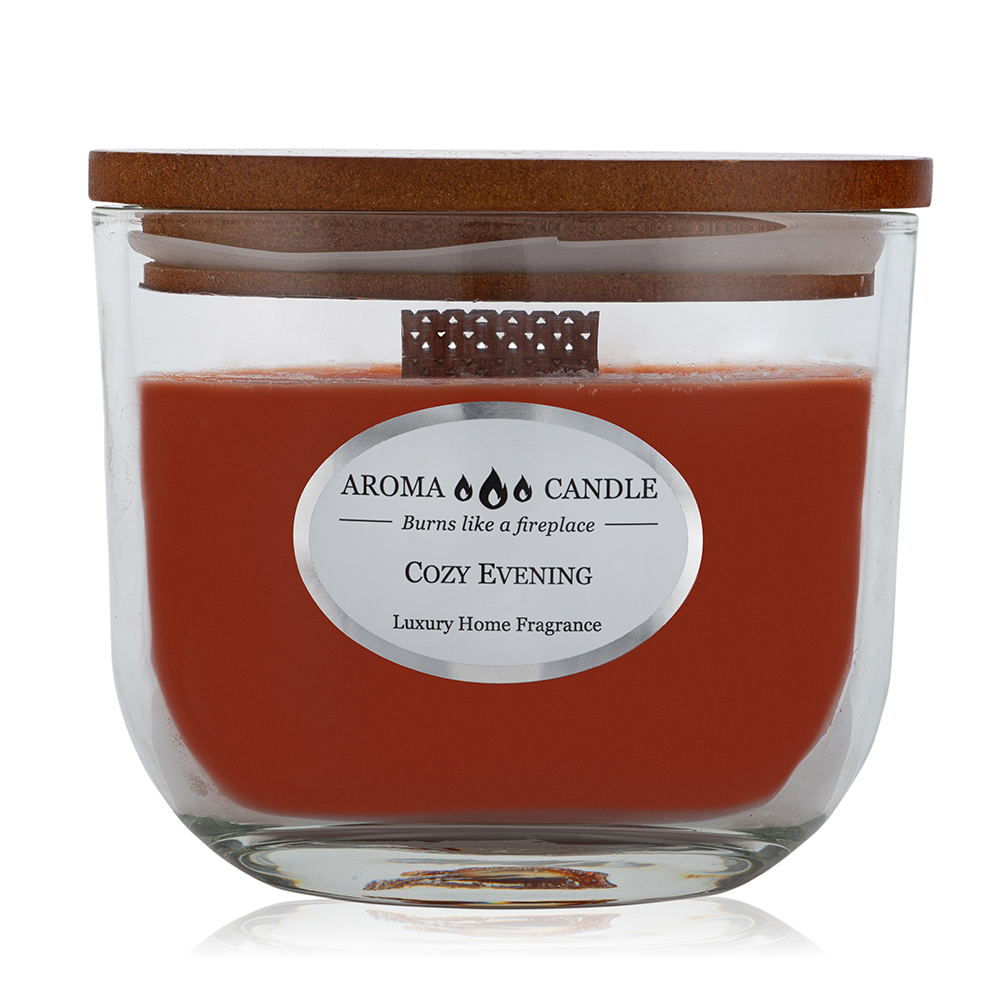 Aroma Candle Cozy Evening Oval Classic Aromagyerta Illatgyertya