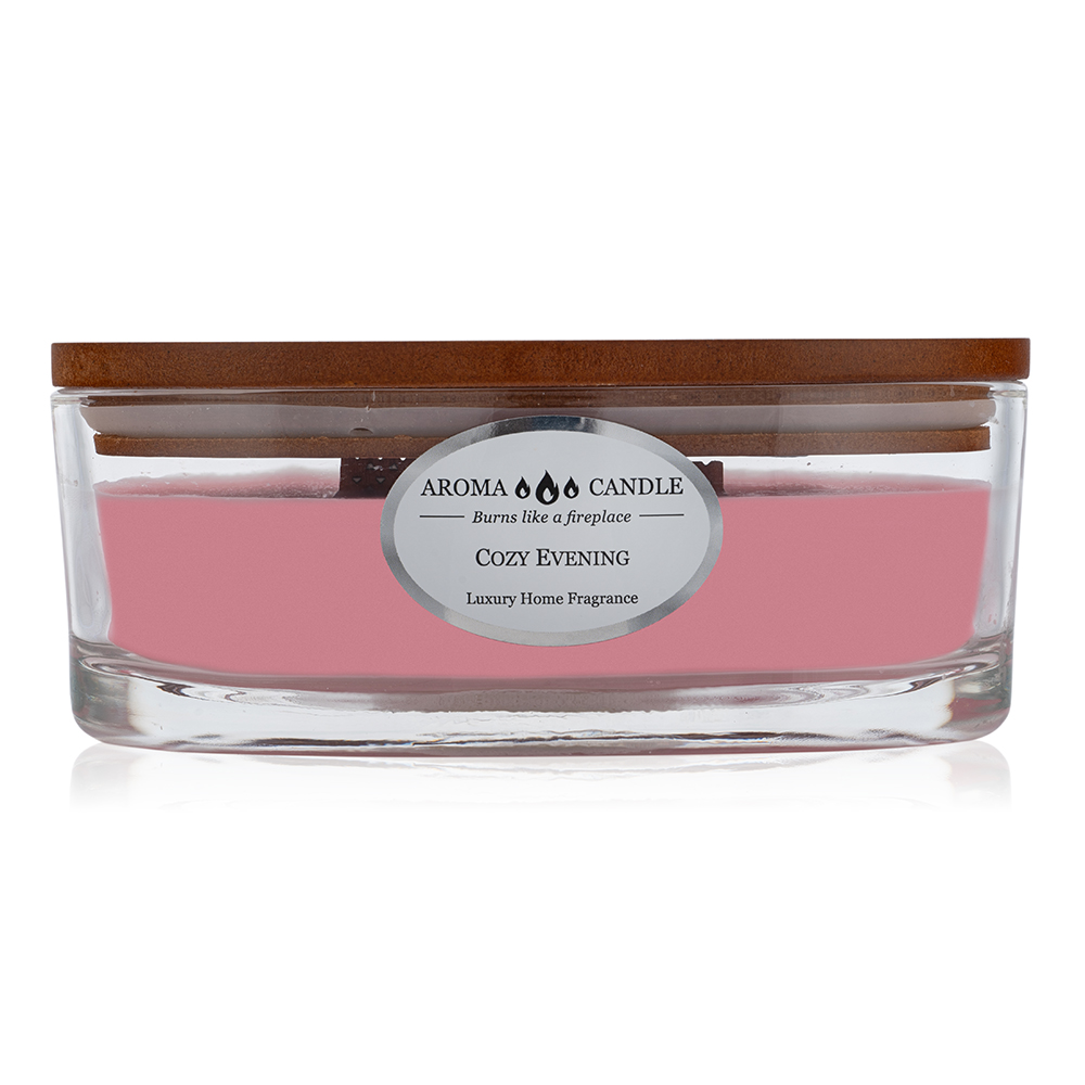 Aroma Candle Cozy Evening Oval Elegance Aromagyerta Illatgyertya