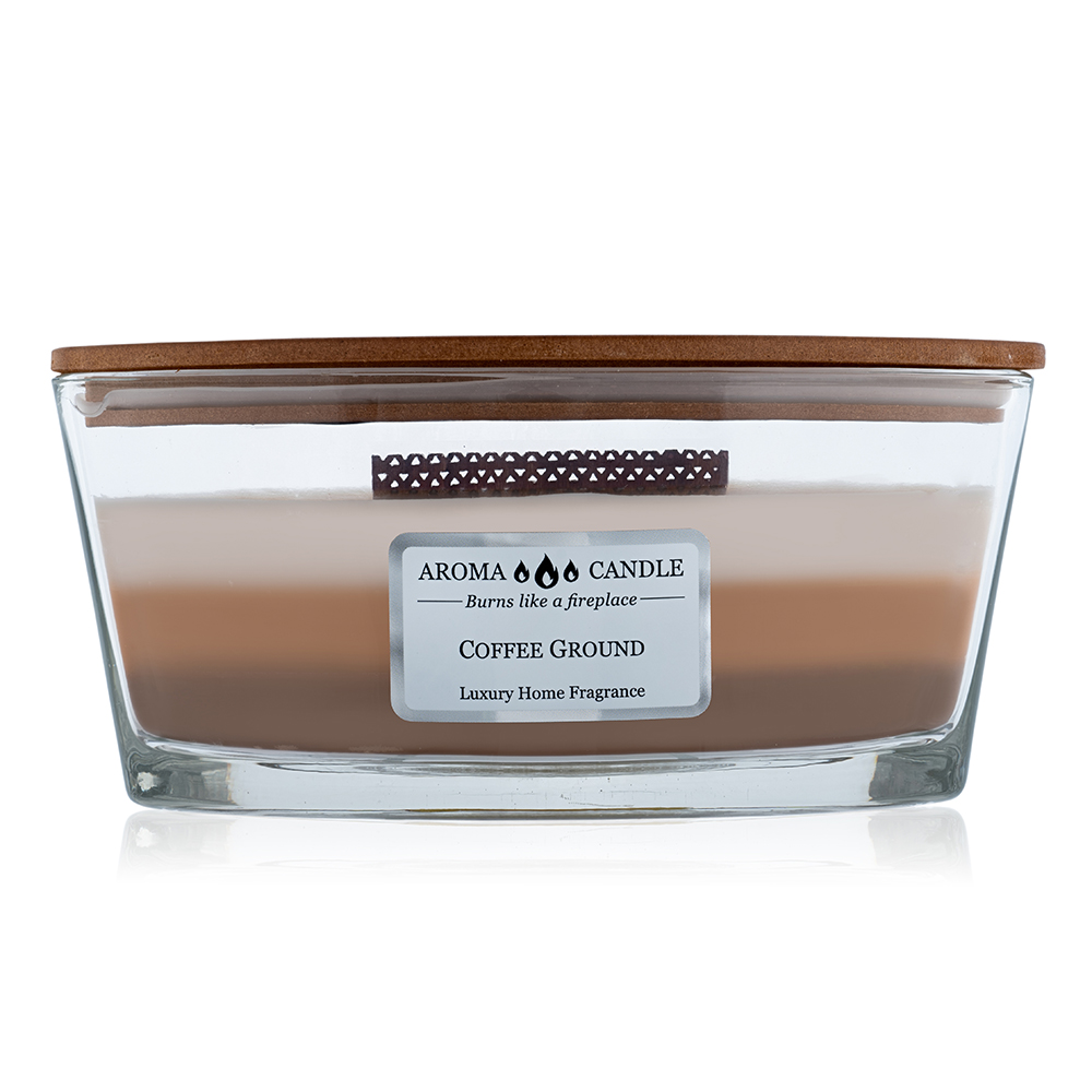 Aroma Candle Tricolor Coffee Ground