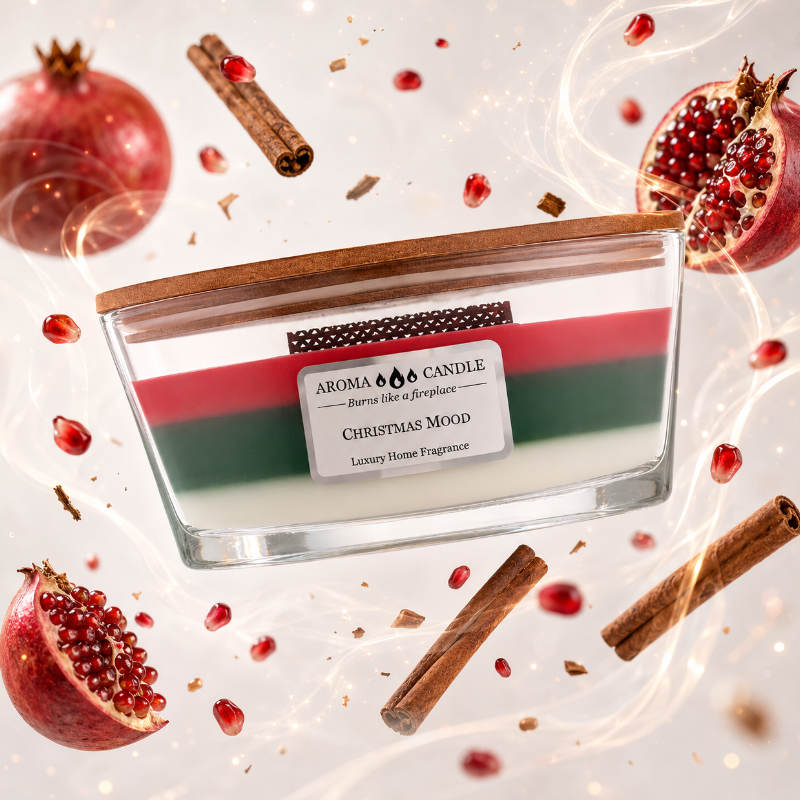 Aroma Candle Tricolor Christmas Mood