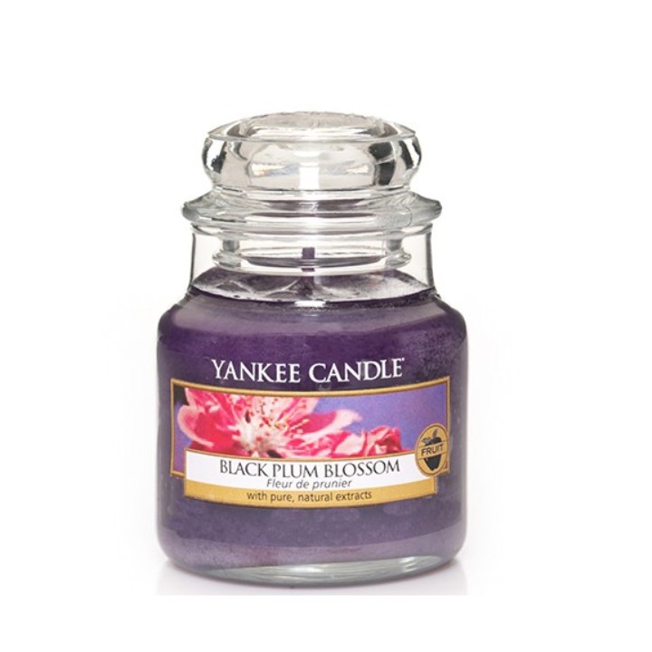 Black Plum Blossom illatú kis üveggyertya