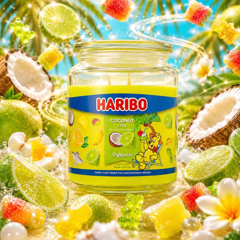 Haribo Coconut Lime Aromagyertya