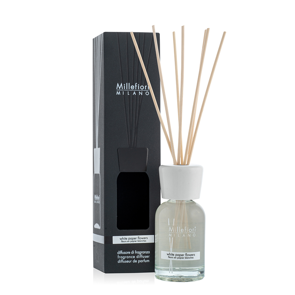 Millefiori Acqua White Paper Flowers illatú pálcás diffúzor