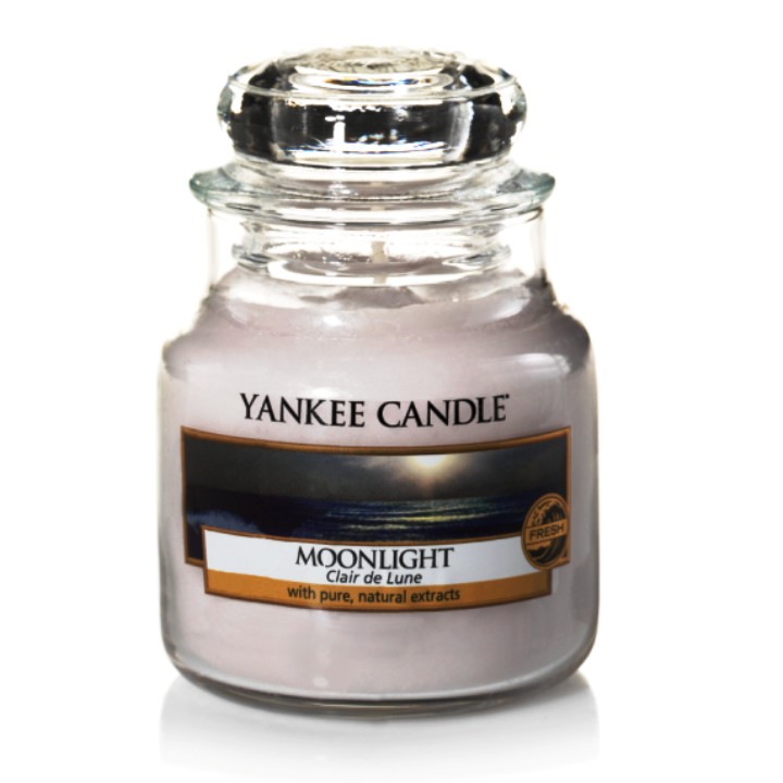 Moonlight illatú kis üveggyertya