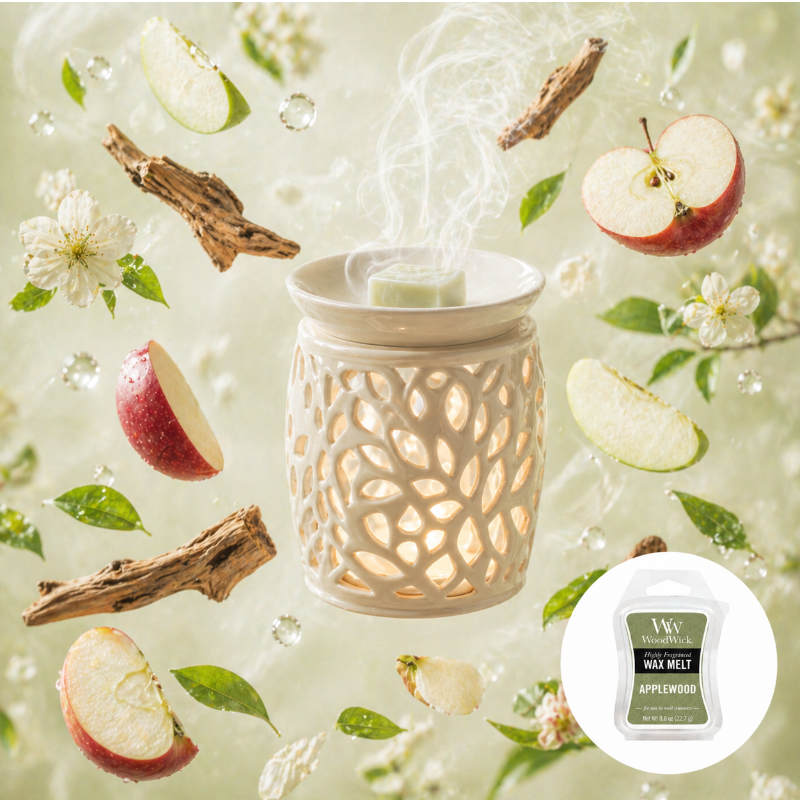 Woodwick Applewood illatú mini viasz