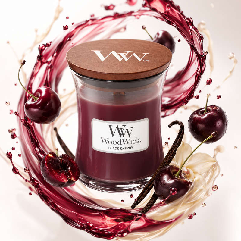 Woodwick Black Cherry Illatgyertya