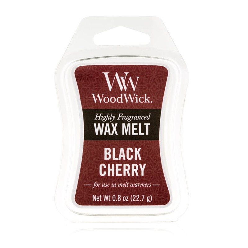 Woodwick Black Cherry illatú mini viasz