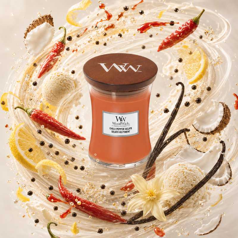 Woodwick Chilli Pepper Gelato Illatgyertya