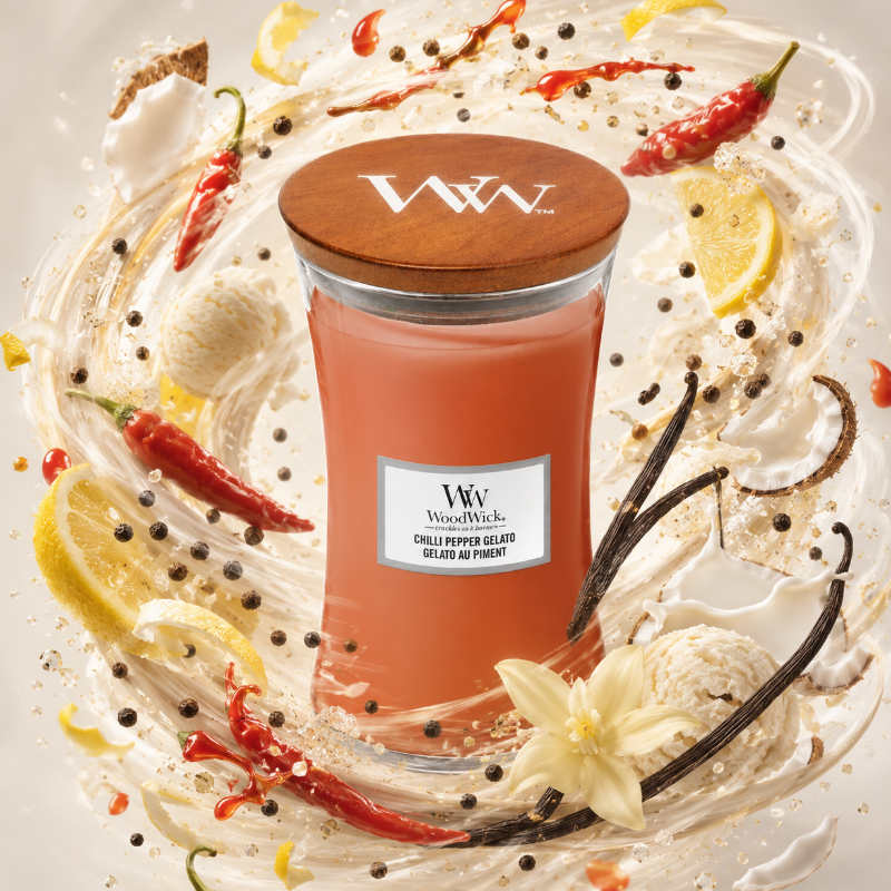 Woodwick Chilli Pepper Gelato Illatgyertya