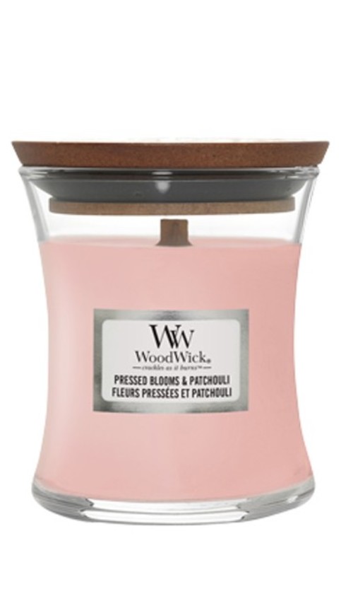 WoodWick Közepes Pressed Blooms & Patchuli