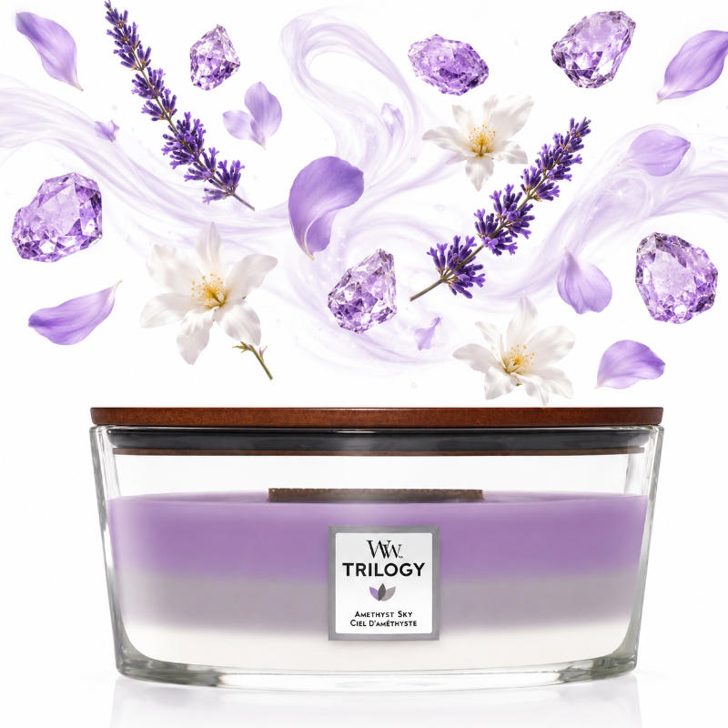 Woodwick Trilogy Amethyst Sky Hajo Illatgyertya