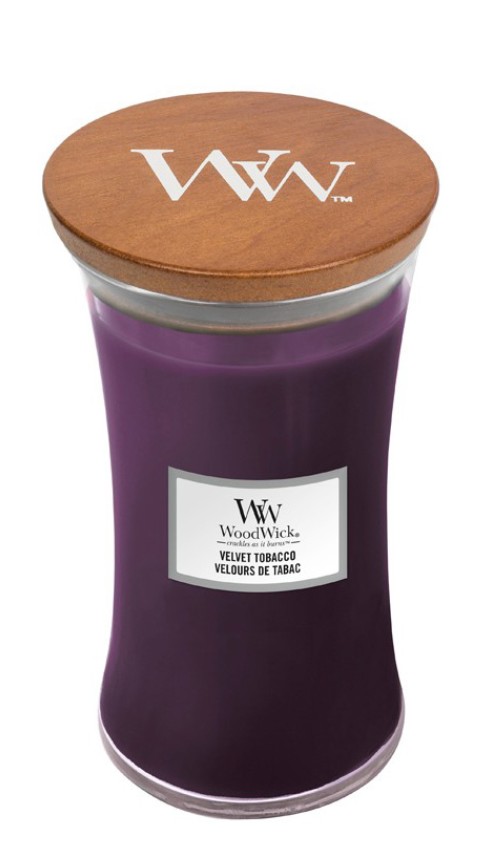 Woodwick Velvet Tobacco Illatgyertya