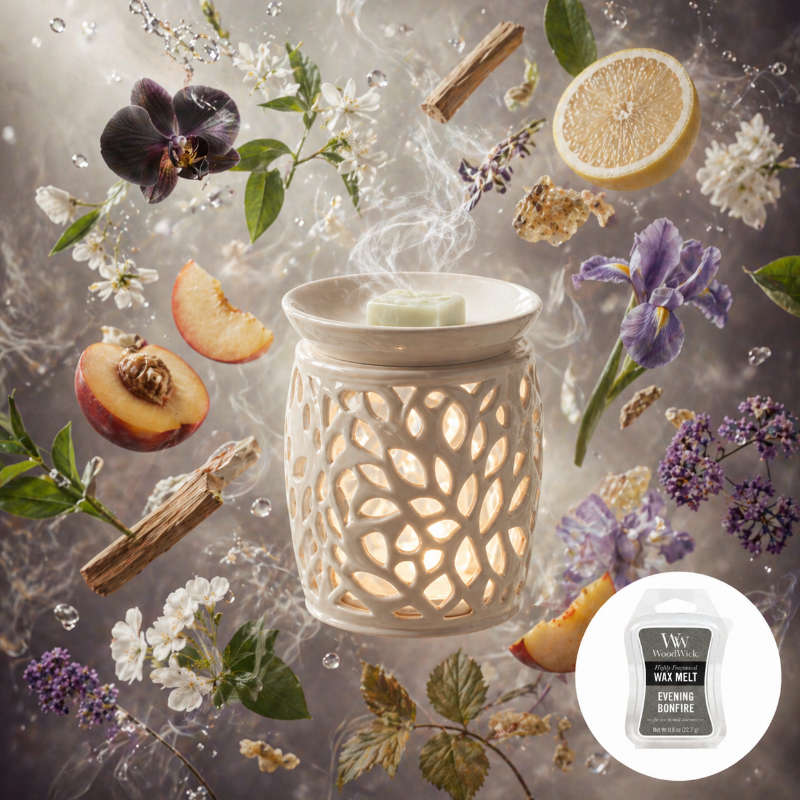 Woodwick Evening Bonfire Olvaszto Wax