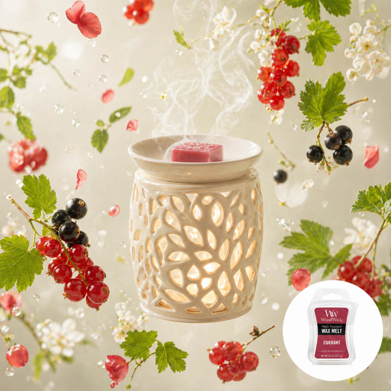 Woodwick Currant illatú mini viasz