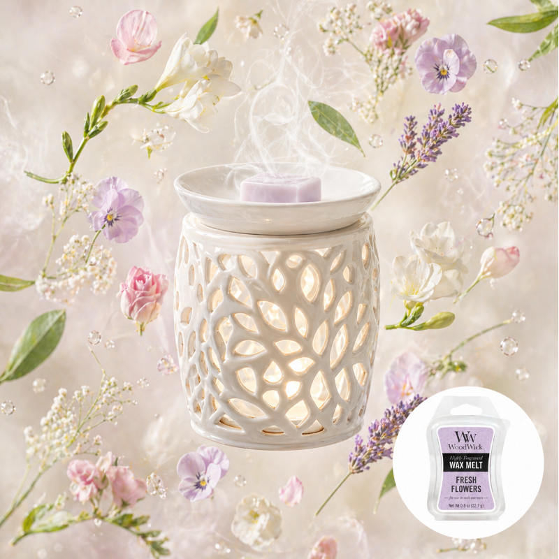Woodwick Fresh Flowers Olvaszto Wax