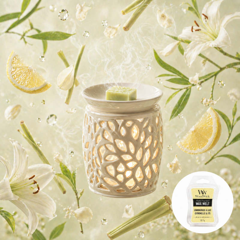 Woodwick Lemongrass Olvaszto Wax