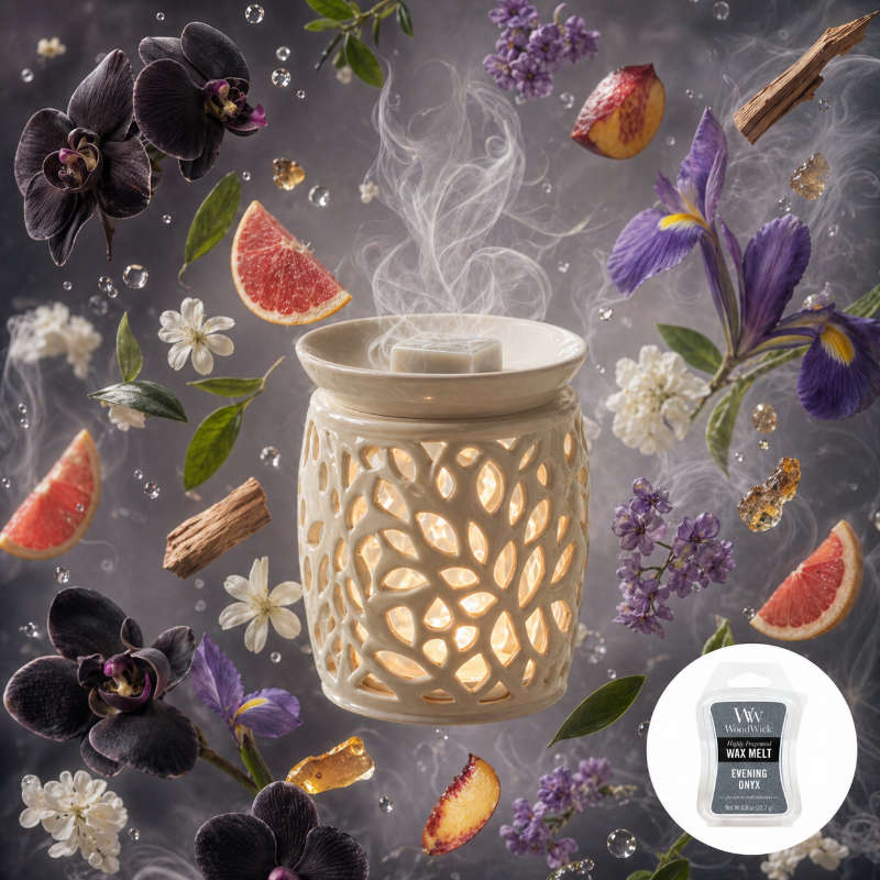 Woodwick Evening Onyx Olvaszto Wax