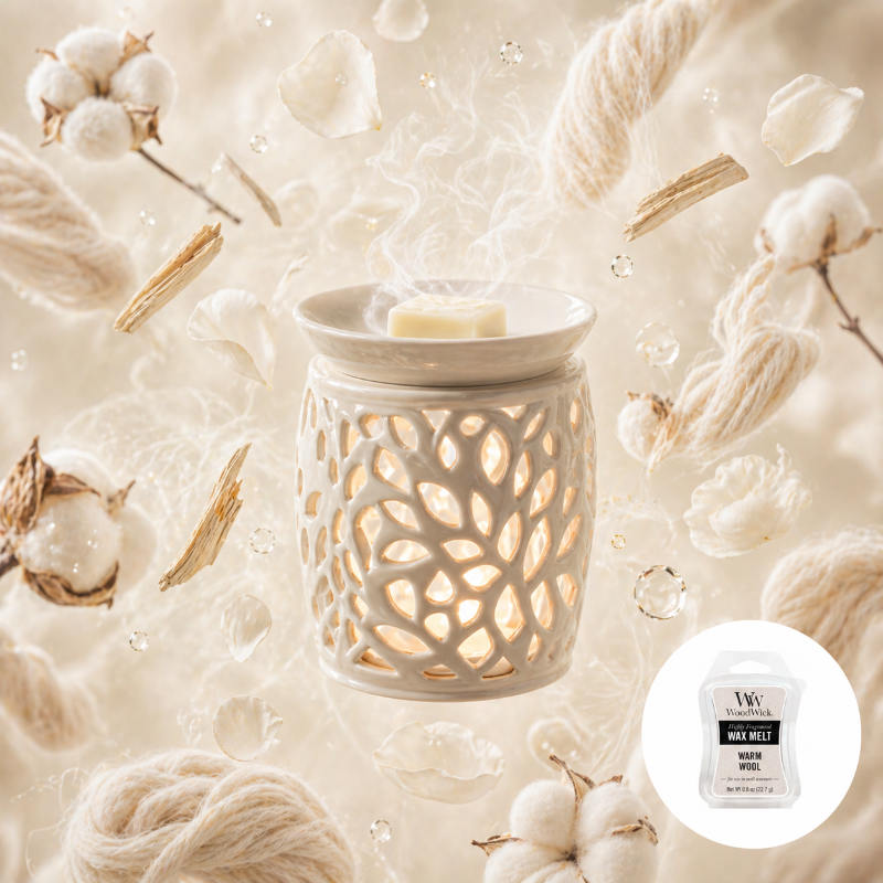 Woodwick Warm Wool Olvasztó Wax