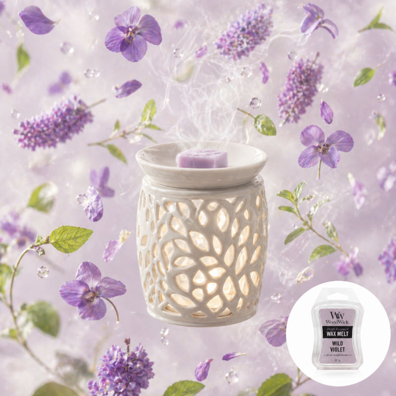 Woodwick Wild Violet Olvasztó Wax