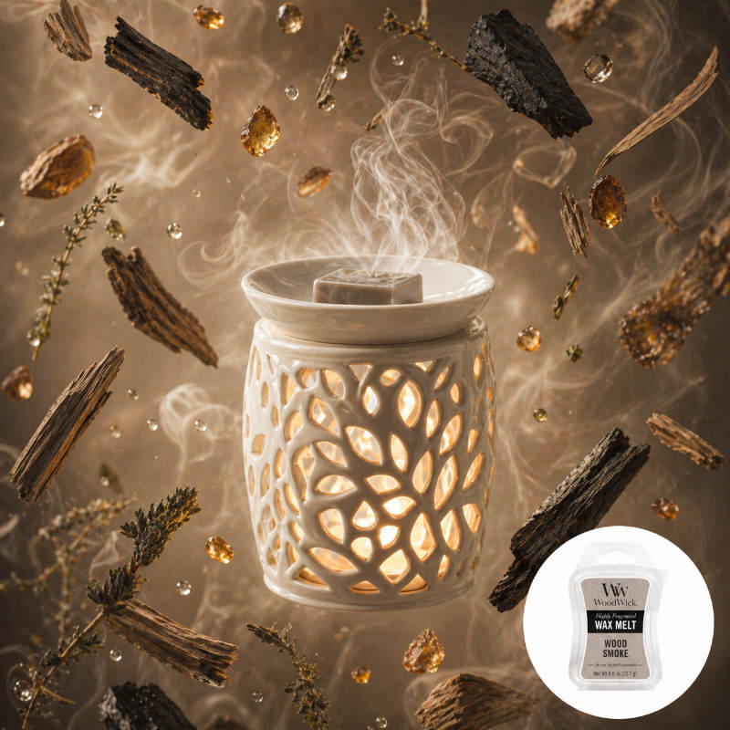 Woodwick Wood Smoke Olvaszto Wax