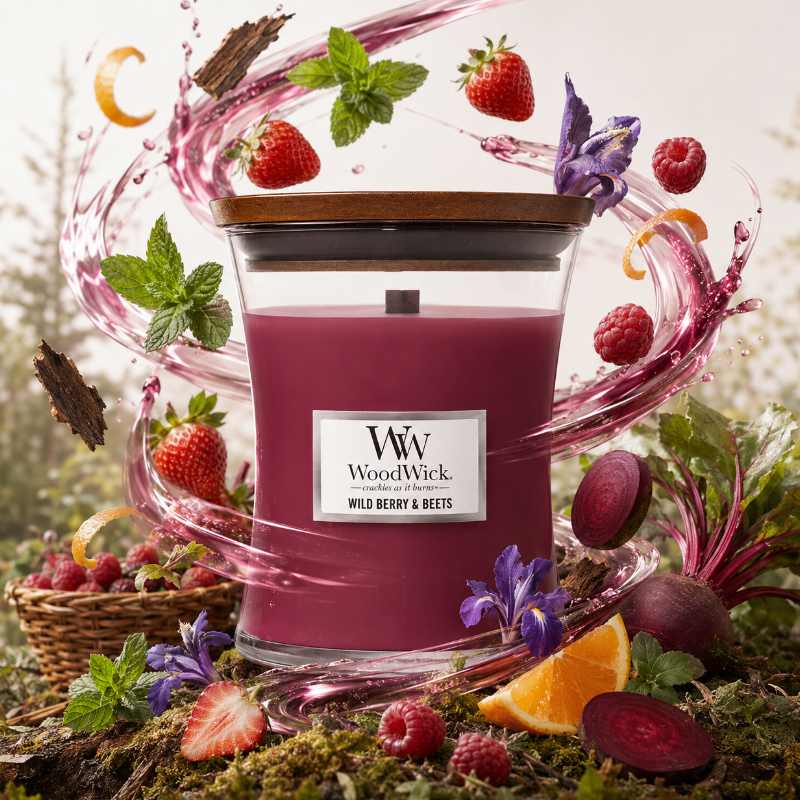 WoodWick Közepes Wild Berry & Beets