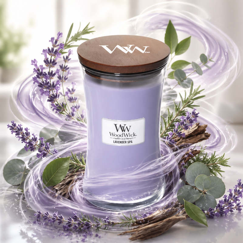Woodwick Lavender Spa Illatgyertya