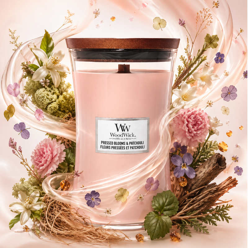 WoodWick Nagy Pressed Blooms & Patchuli