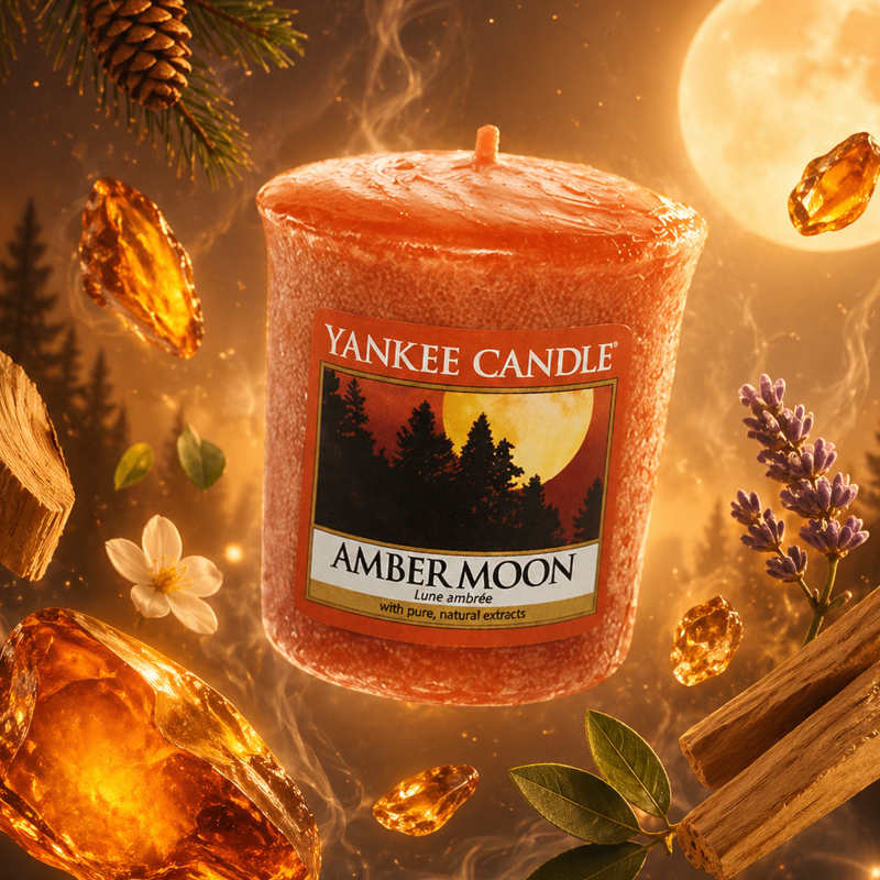 Amber Moon illatú mintagyertya
