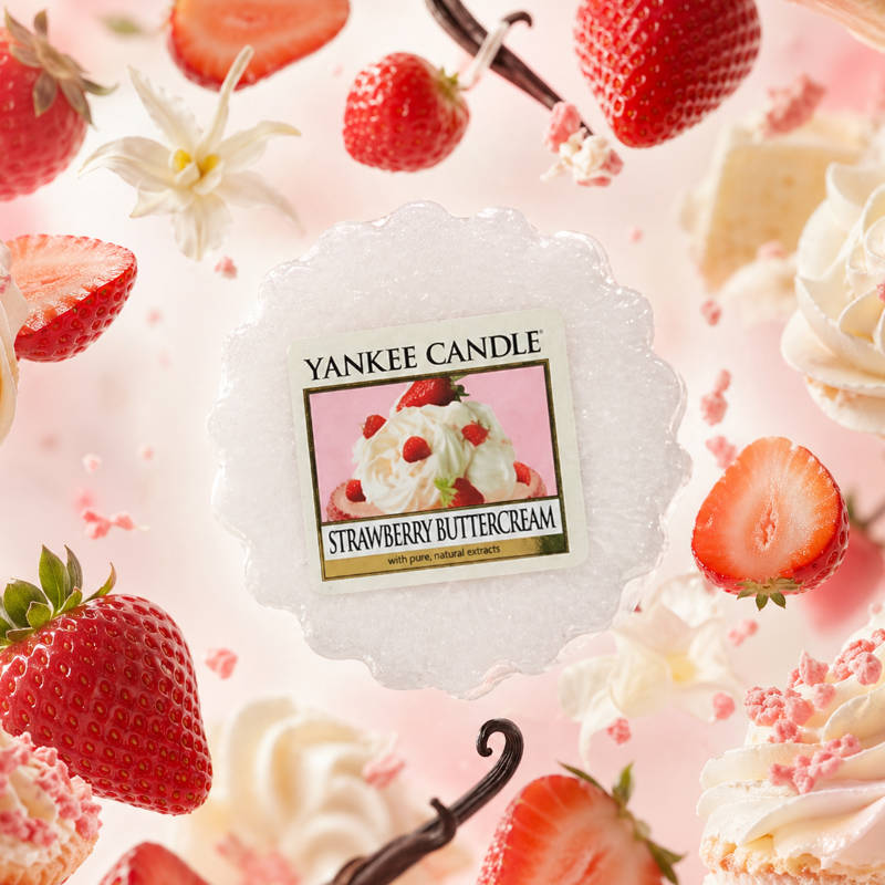 Strawberry Buttercream illatú mini viasz