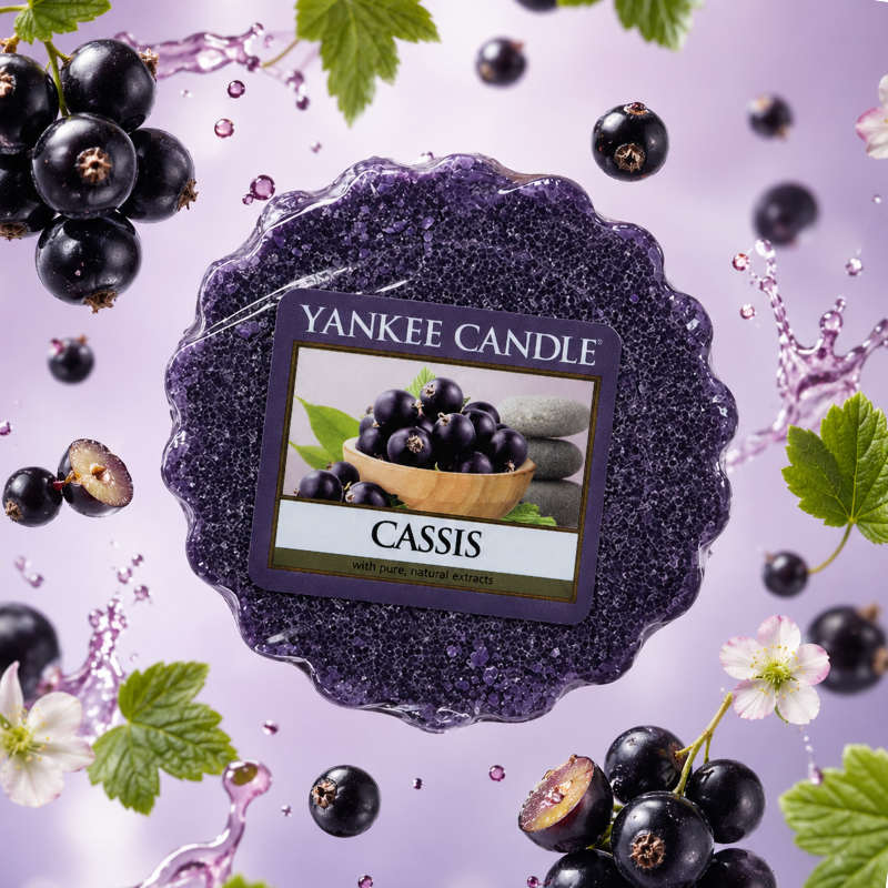 Cassis illatú mini viasz
