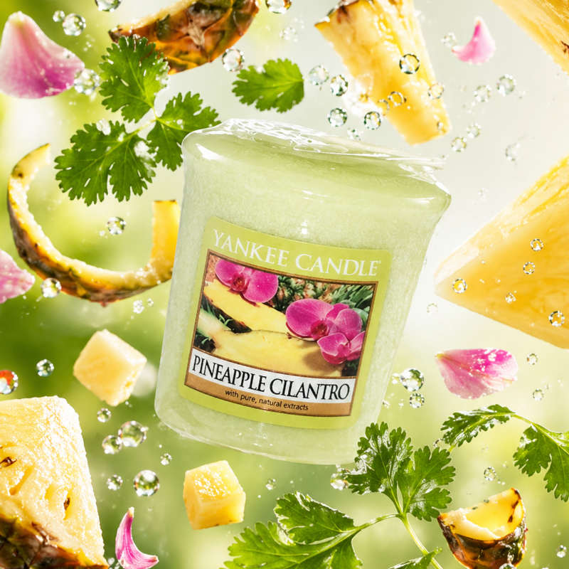 Pineapple Cilantro illatú mintagyertya