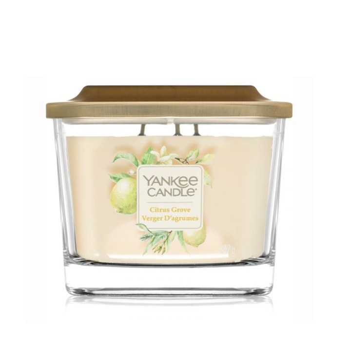 Yankee Citrus Grove illatú közepes üveggyertya