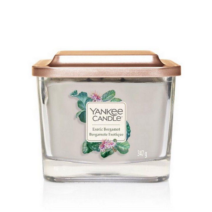 Yankee Exotic Bergamot illatú közepes üveggyertya