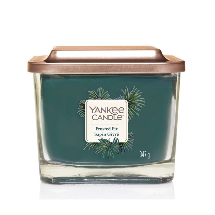Yankee Frosted Fir illatú közepes üveggyertya