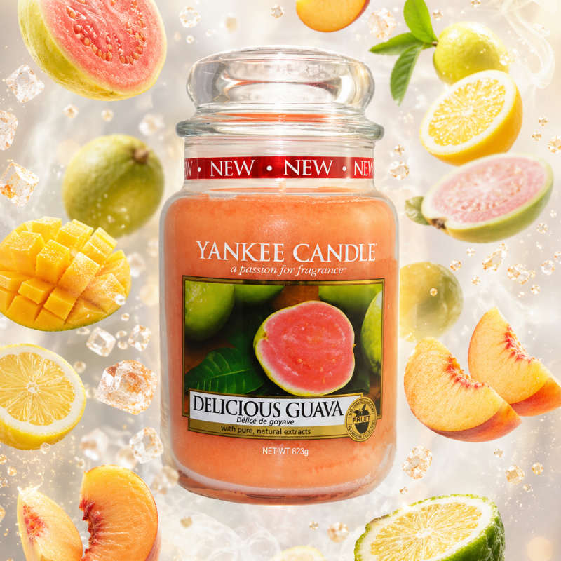 Yankee Delicious Guava Nagy Illatgyertya