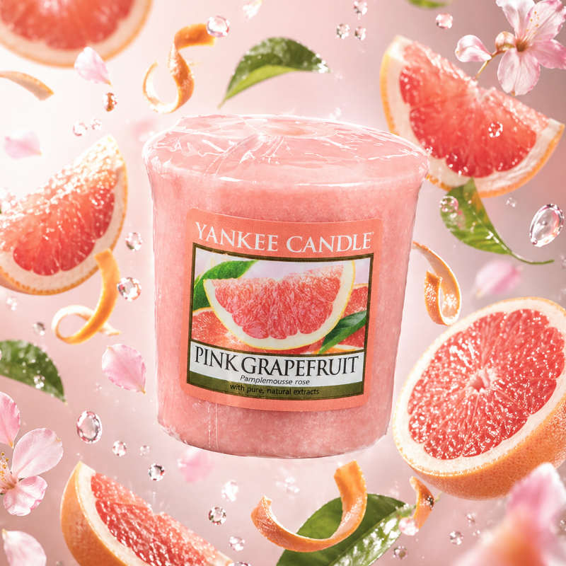 Pink Grapefruit illatú mintagyertya