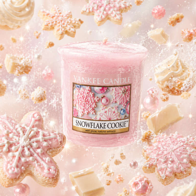 Snowflake Cookie illatú mintagyertya