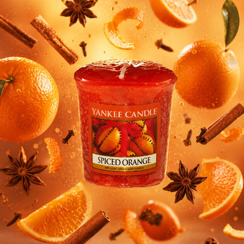 Spiced Orange illatú mintagyertya